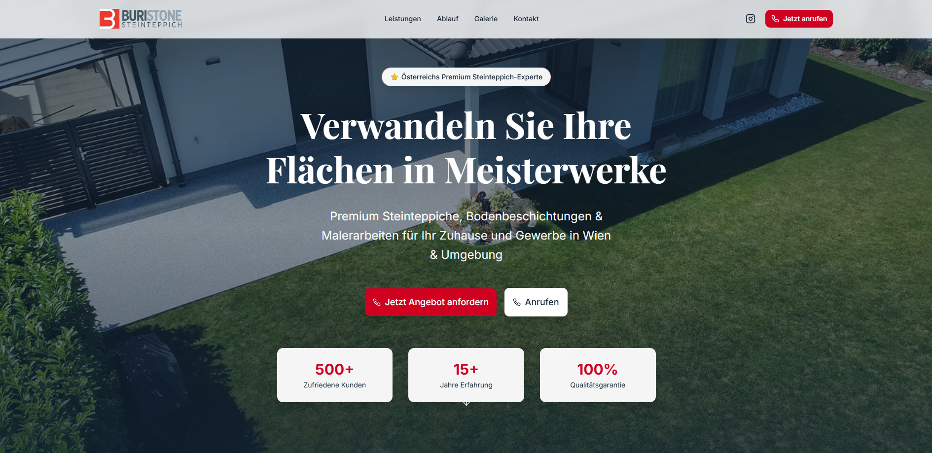 Buristone Website Screenshot